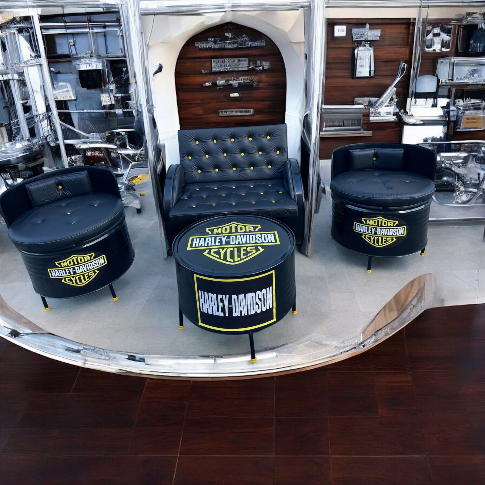 Poltrona de Tambor - Poltrona exclusiva com design único e conforto excepcional.